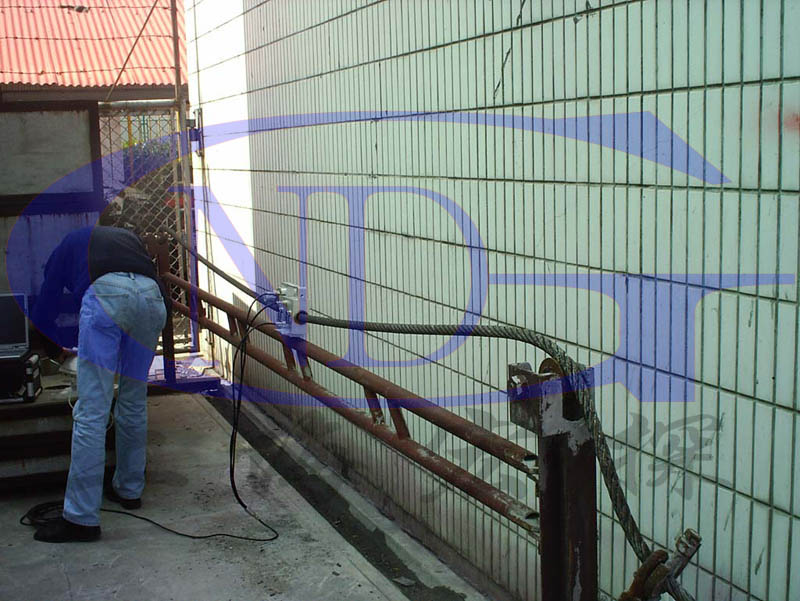 鋼絲繩無損探傷現(xiàn)場試驗(yàn)